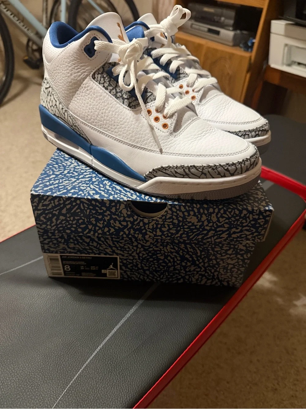 Jordan Retro 3 Washington Wizards